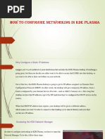 How To Configure Networking in KDE Plasma