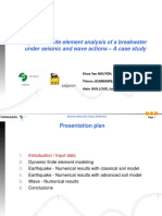 3 Dynamic Finite Element Analysis of A Breakwater Under Seismic and Wave Actions - A Case Study PDF