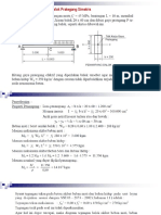 Soal PenyelesaianTendon Konsentris Dan Eksentris Pada Balok Prategang Simetris PDF
