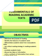 Fundamentals of Reading Academic T 1