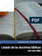 Listado de Las Doctrinas Biblicas