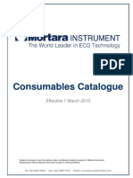 Mortara Consumables List