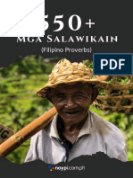 550+ Mga Halimbawa NG Salawikain O Filipino Proverbs