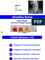 5 Konsep Dasar Kinetika Kimia