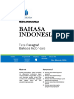 Modul 9 Tata Paragraf Bahasa Indonesia (Jadi)