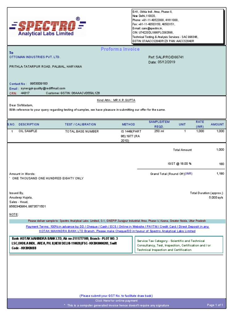 Quotation D66741 | PDF | Financial Services | Banking