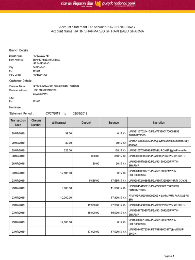 0167XXXXXXXXX841702 08 2019 PDF | PDF | Cheque | Financial Technology
