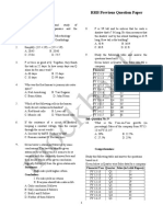 RRB Previous Question Paper Analysis