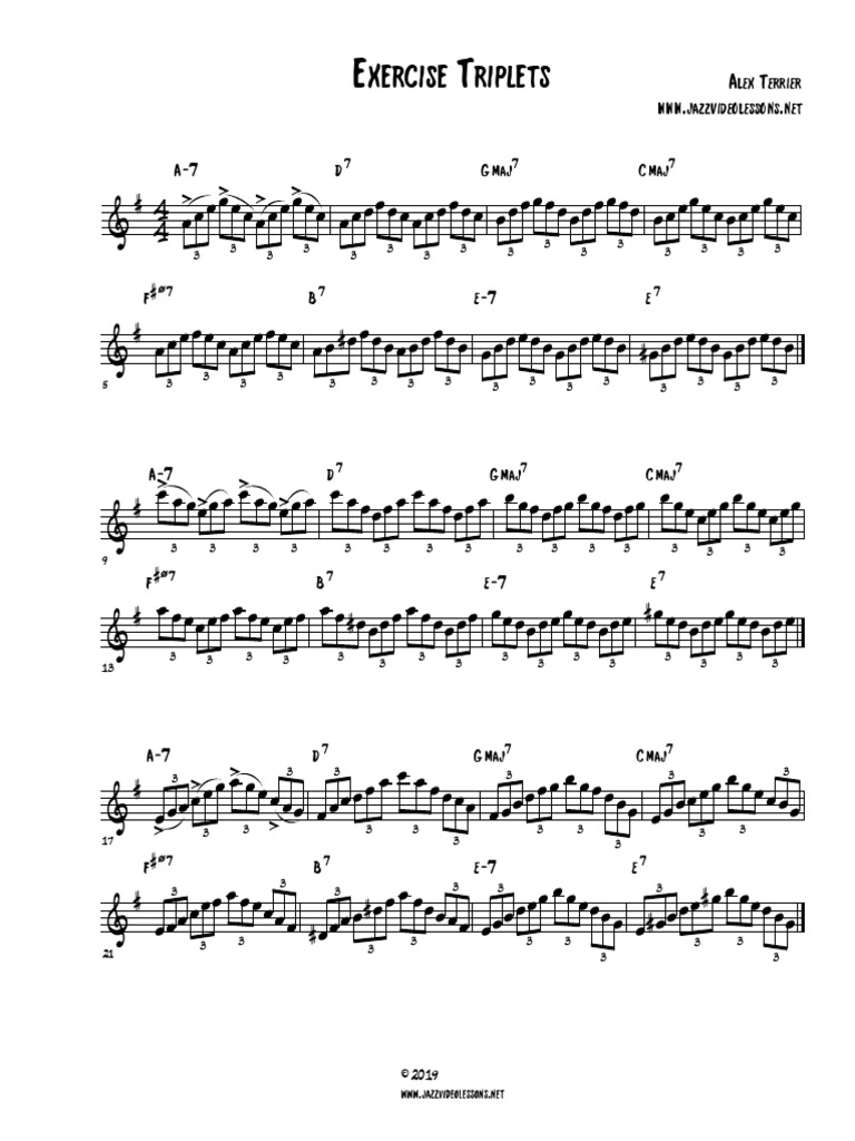Exercises Triplets PDF | PDF