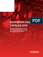 MicroStrategy Education Course Catalog