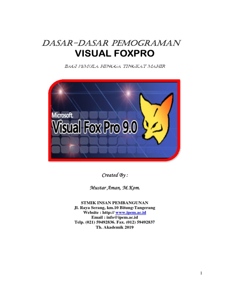 Panduan Instalasi Visual FoxPro | PDF