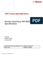 TMF638 Service Inventory API REST Specification R18.5.0