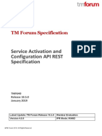 TMF640 Service Activation and Configuration API REST Specification R18.5.0 PDF