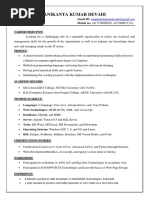 Manikanta Kumar Resume