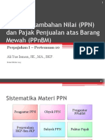 Perpajakan I - Pertemuan 10 - Intro PPN Dan PPNBM