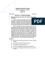 9 English Sample Papers 2018 2019 Set 3 PDF