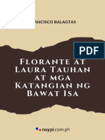 Florante at Laura Tauhan at Mga Katangian NG Bawat Isa