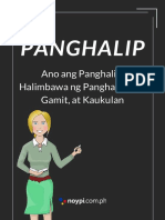 Uri NG Panghalip, Halimbawa NG Panghalip, Gamit, Atbp.