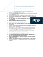 Problematicas de La Construcion en La Provincia de Huaura