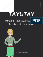 Halimbawa NG Tayutay, Mga Uri NG Tayutay, Atbp.