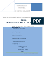 Riesgo crediticio en el Perú: Factores macro y microeconómicos que inciden en la morosidad bancaria