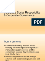 CSR and Corporate Governance