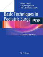 Basic Techniques in Pediatric Surgery An Operative Manual PDF