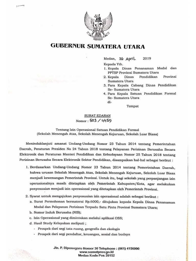 Download 61+ Contoh Surat Surat Izin Sekolah Formal Gratis