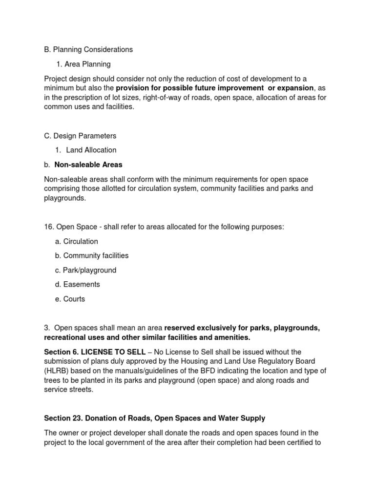 Open Space | PDF | Easement | Trees