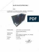 Memoria de Calculo Estructural PDF