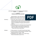 SK Panduan Pengelolaan Anggaran