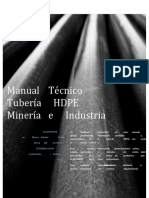 Manual Tecnico Tuberia HDPE Mineria e Industria. Rev 0