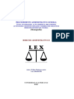 Procedimiento Administrativo General PDF