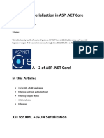 XML Json Serialization in Asp Net Core