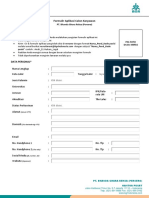 Form Calon Karyawan PT BGR (Persero)