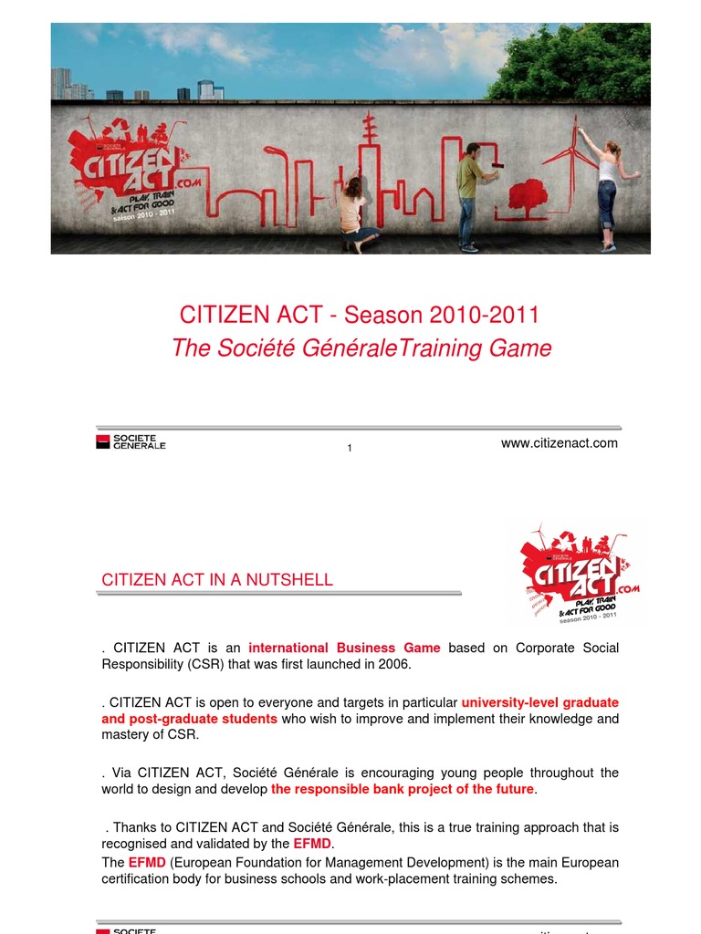 Citizen Act Ang PDF Corporate Social Responsibility Communication