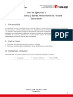Guía de Ejercicios 2 - Redes de Telefonía y Banda Ancha Móvil de Tercera Generación PDF