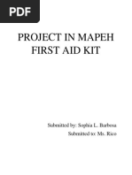 PROJECT IN MAPEH FIRST AID KIT (AutoRecovered).docx