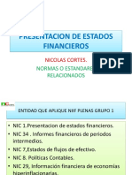 Presentacion de Estados Financieros PDF