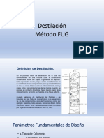 Destilación FUG PDF