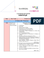 Paryatan Parv 2019 - All India Calendar of Activities_updated (2-13 Oct 2019)