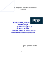 Rapoarte Procente Proportii PDF