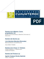 Luis Abraham Mendoza Bermúdez 3.1 Sintesis PDF