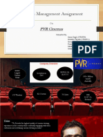 PVR Cinemas Service Management Assignment