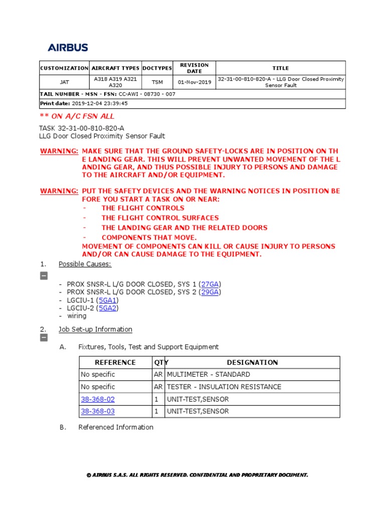 TSM 32-31-00-810-820-A PDF | PDF | Manufactured Goods | Electrical ...