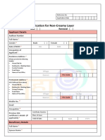Application For Non-Creamy Layer Certificate v0.1 PDF