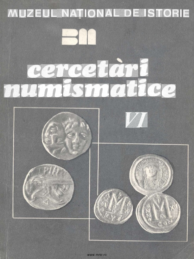 Cercetari Numismatice Vi 1990 Pdf