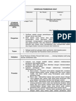 Sp0 Verifikasi Pemberian Obat PDF