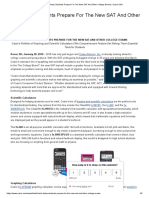 Casio Calculators For ACT-SAT PDF