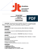 Drumtime Regulations 2020 PDF